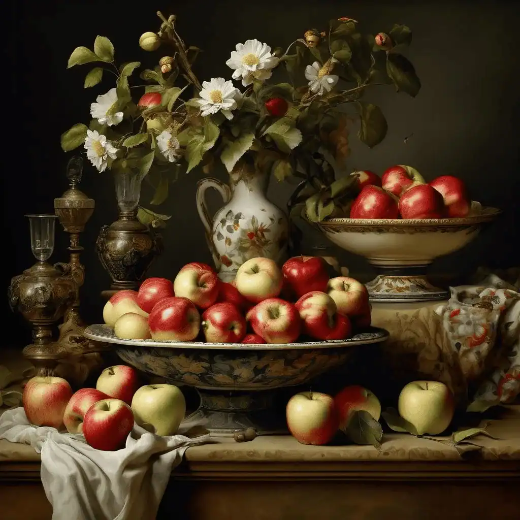Still Life with Apples – Octav Bancila
