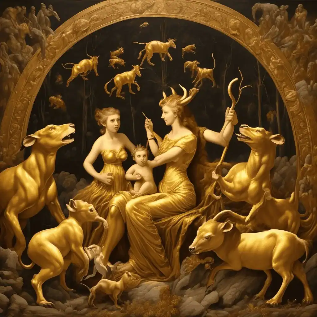 The Golden Age – Family of Marsupial Centaurs